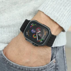 Vonmählen Smart Ring|Smartklokker Og Ringer|Woven Loop flettet rem til Apple Watch 44/45/46/49 mm