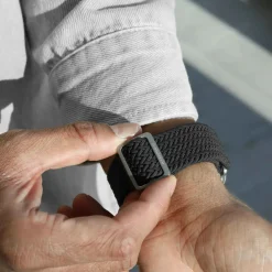 Vonmählen Smartklokker Og Ringer|Woven Loop flettet rem til Apple Watch 44/45/46/49 mm