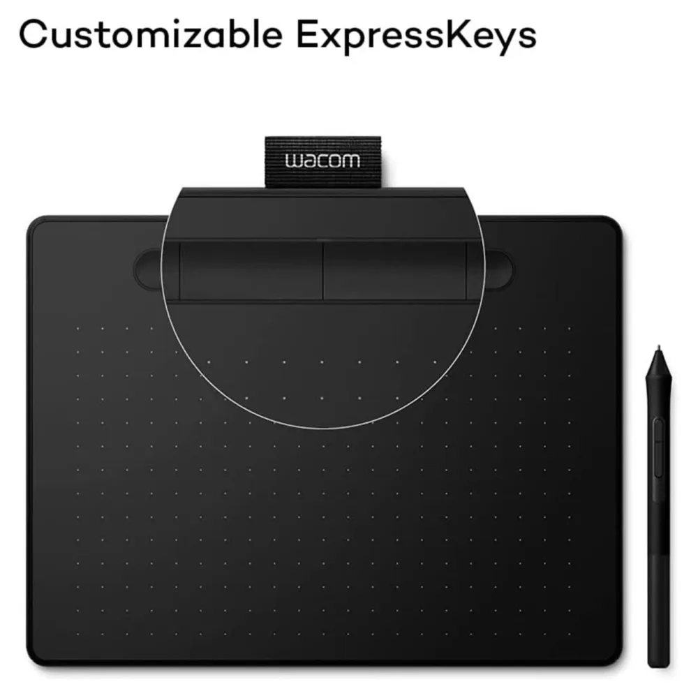 Wacom Tegnebrett|Intuos Medium tegnebrett - Svart