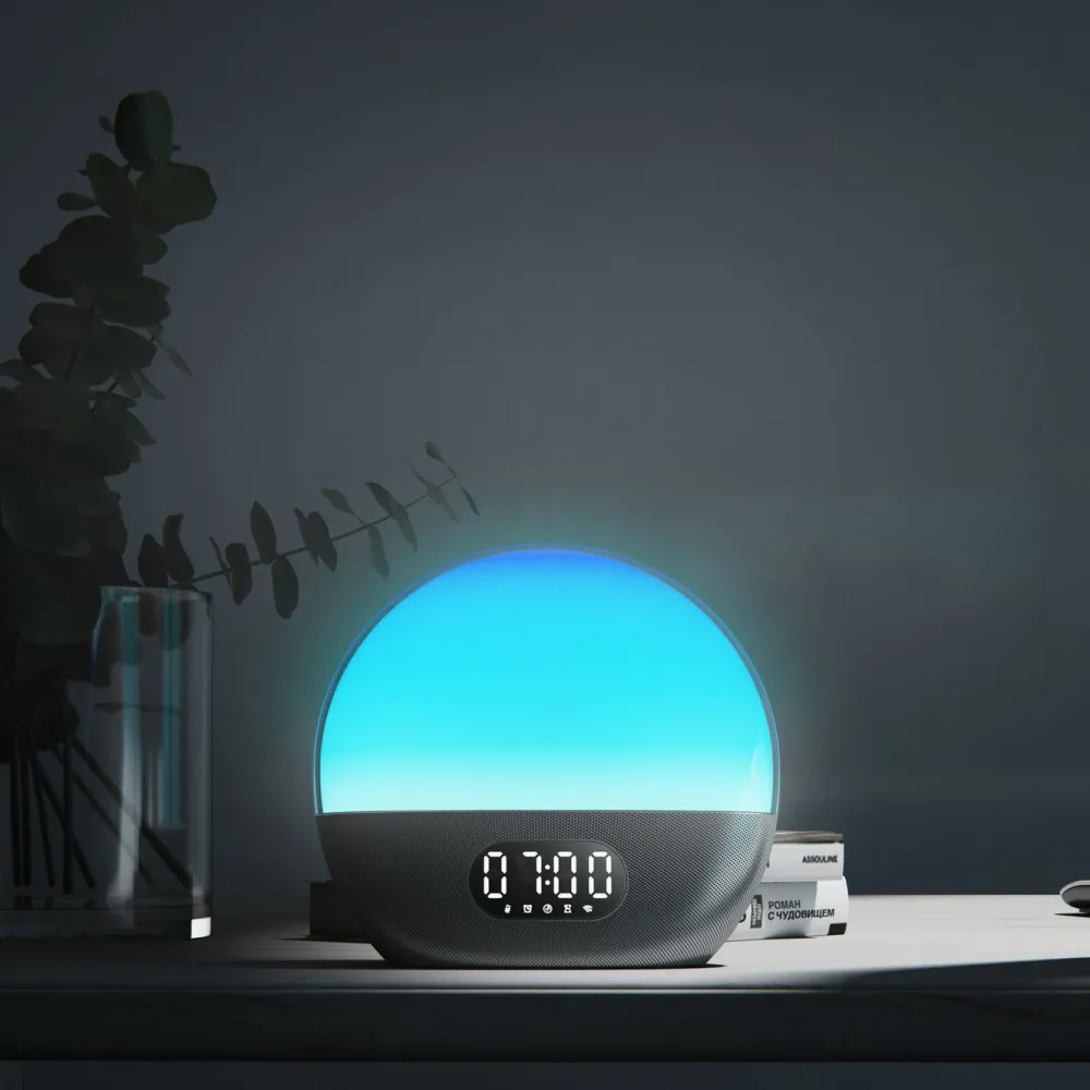 WiiM Klokker Og Tellere|Wake-up light med vekkerklokke
