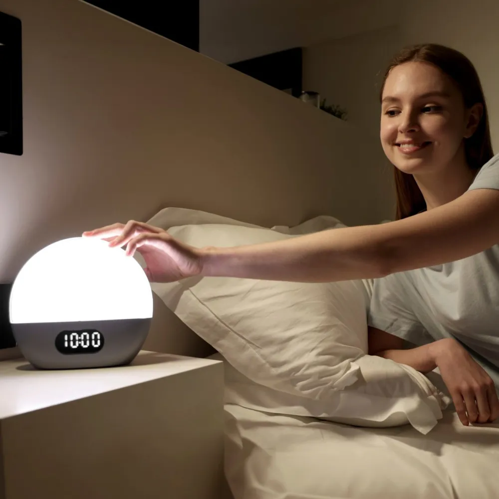 WiiM Klokker Og Tellere|Wake-up light med vekkerklokke
