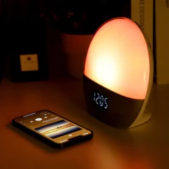 WiiM Klokker Og Tellere|Wake-up light med vekkerklokke