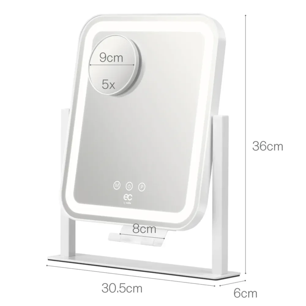 Wilfa Kropp Og Helse|EC Glowing sminkespeil 25 cm
