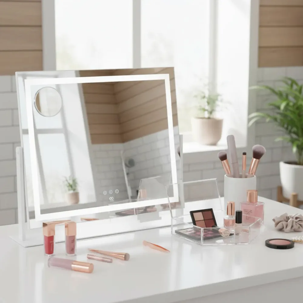 Wilfa Kropp Og Helse|Sparkle Stockholm sminkespeil med LED-lys 58 cm