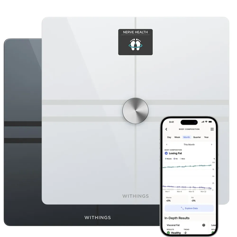 Withings Kropp Og Helse|Måleinstrumenter|Body Comp Personvekt med wifi