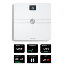 Withings Kropp Og Helse|Måleinstrumenter|Body Comp Personvekt med wifi