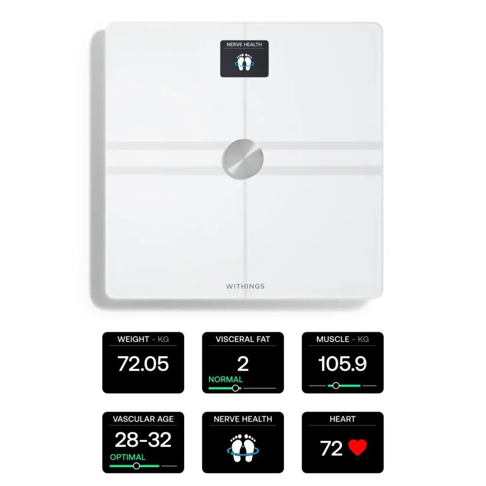 Withings Kropp Og Helse|Måleinstrumenter|Body Comp Personvekt med wifi