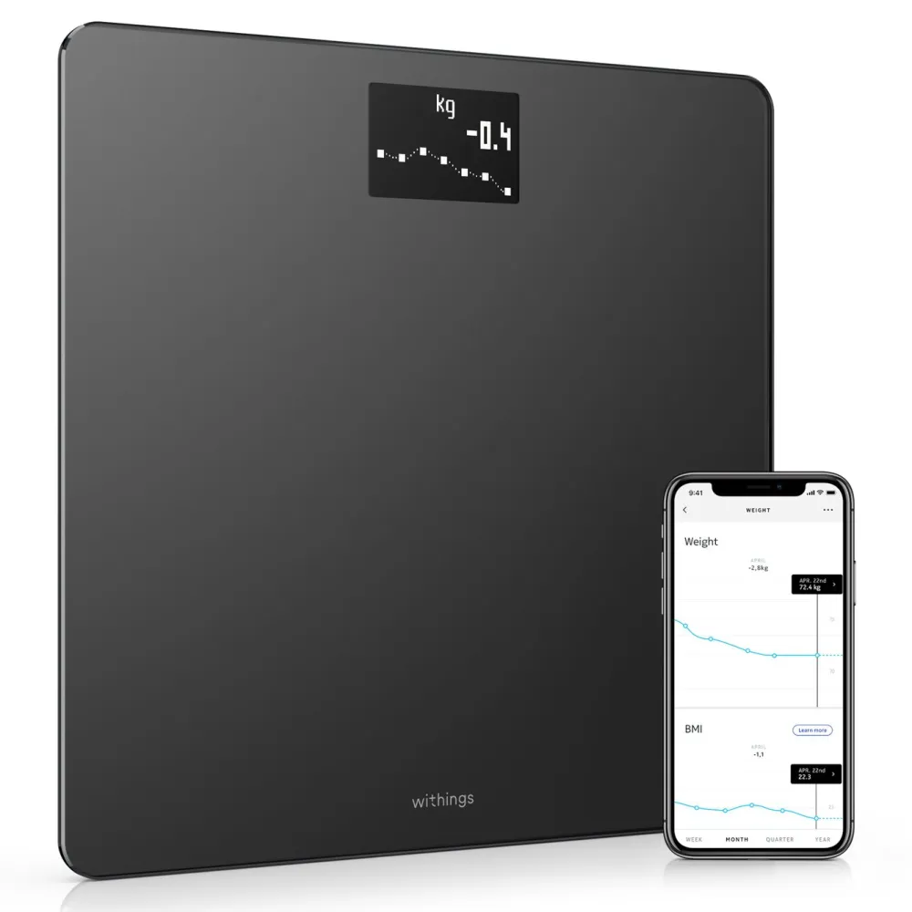 Withings Kropp Og Helse|Måleinstrumenter|Body Personvekt med wifi