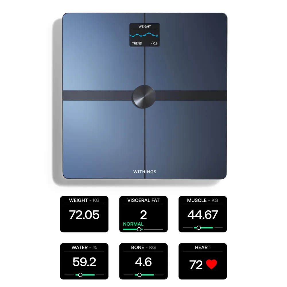 Withings Biltilbehør|Batterier|Body Smart Personvekt med wifi
