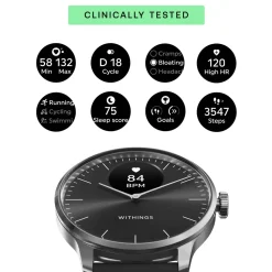 Withings Smartklokker Og Ringer|Scanwatch Light Smartklokke med klassisk urskive 37 mm