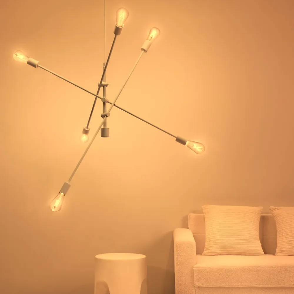 WiZ Smart Belysning|Smart Belysning|Amber Filament A60 Smart LED-pære E27 640 lm