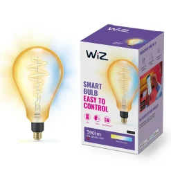 WiZ Smart Belysning|Smart Belysning|Amber Filament PS160 Smart LED-pære E27 390 lm