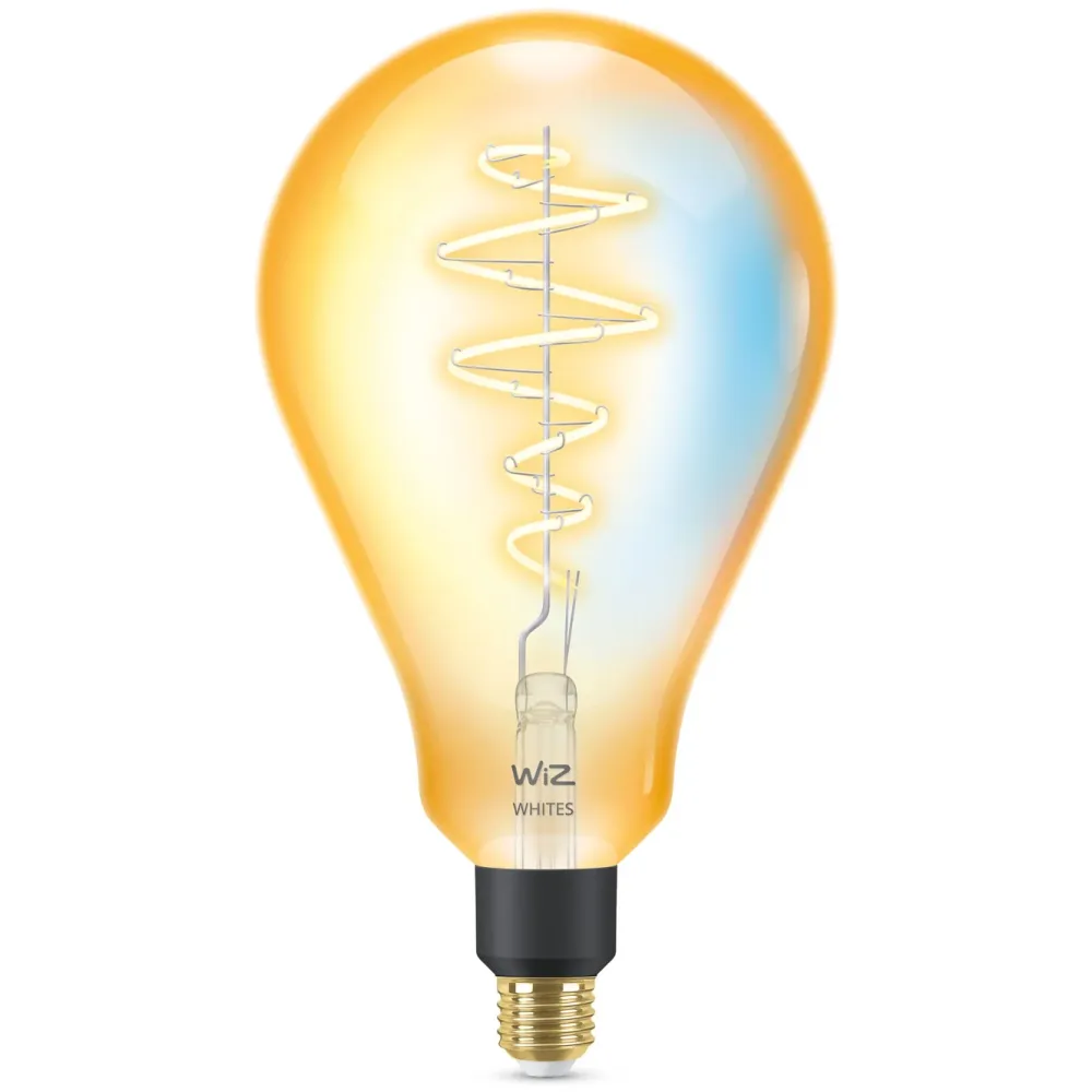 WiZ Smart Belysning|Smart Belysning|Amber Filament PS160 Smart LED-pære E27 390 lm