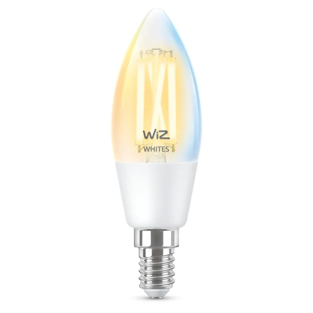 WiZ Smart Belysning|Smart Belysning|Clear Filament C35 Smart LED-pære E14 470 lm