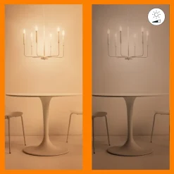 WiZ Smart Belysning|Smart Belysning|Clear Filament C35 Smart LED-pære E14 470 lm