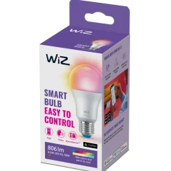 WiZ Smart Belysning|Smart Belysning|Color A60 Smart LED-pære E27 806 lm
