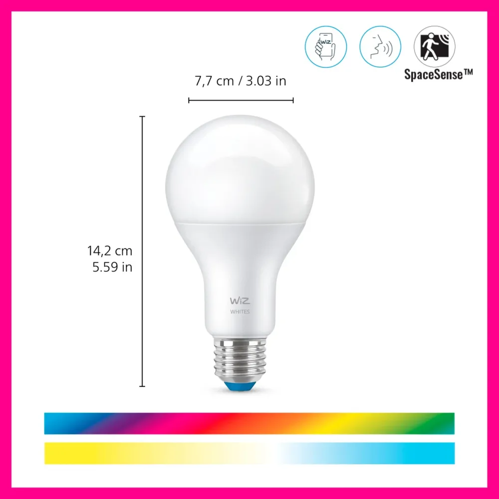 WiZ Smart Belysning|Smart Belysning|Color A67 Smart LED-pære E27 1521 lm