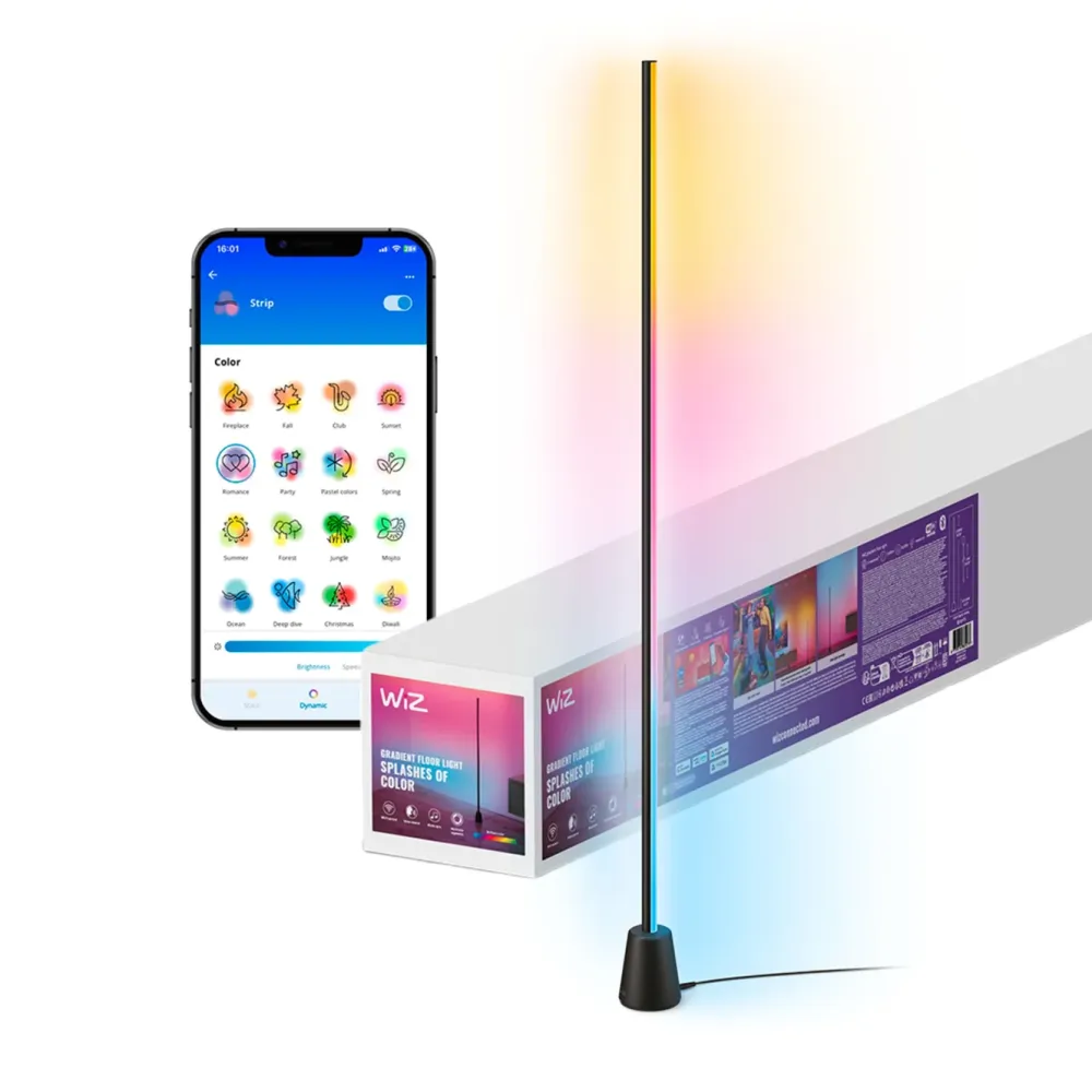 WiZ Smart Belysning|Smart Belysning|Gradient floor lamp RGBIC Gulvarmatur