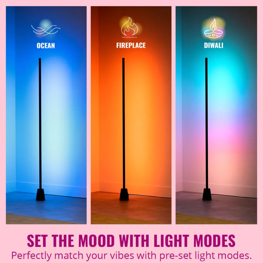 WiZ Smart Belysning|Smart Belysning|Gradient floor lamp RGBIC Gulvarmatur