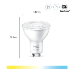WiZ Smart Belysning|Smart Belysning|GU10 Smart LED-pære 345 lm 2-pk.