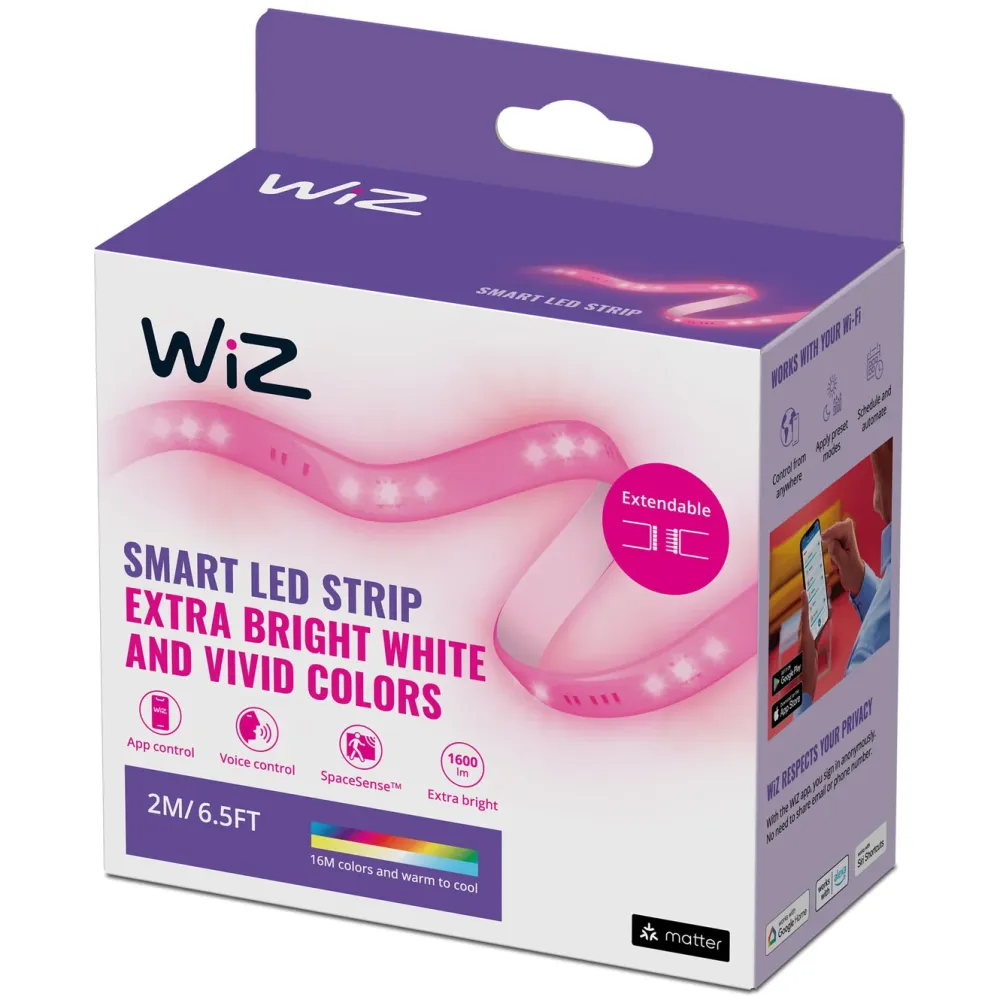 WiZ Lyslenker|Taklamper|LED Strip LED-list Startpakke 2 meter