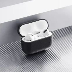 WOOLNUT Hodetelefoner Og Hodesett|Deksel i skinn til AirPods Pro 3-ladeetui