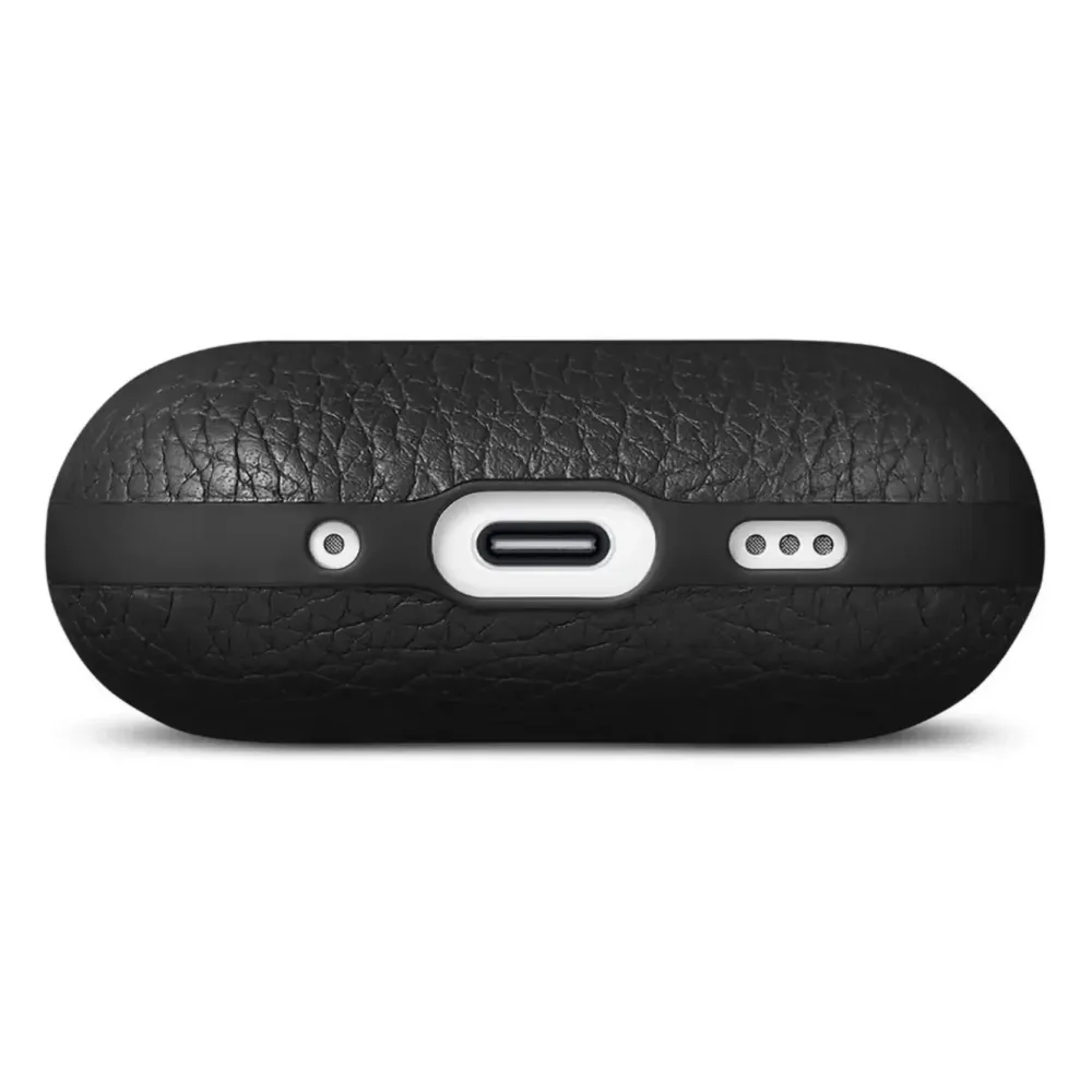 WOOLNUT Hodetelefoner Og Hodesett|Deksel i skinn til AirPods Pro 3-ladeetui