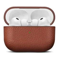 WOOLNUT Hodetelefoner Og Hodesett|Deksel i skinn til AirPods Pro 3-ladeetui