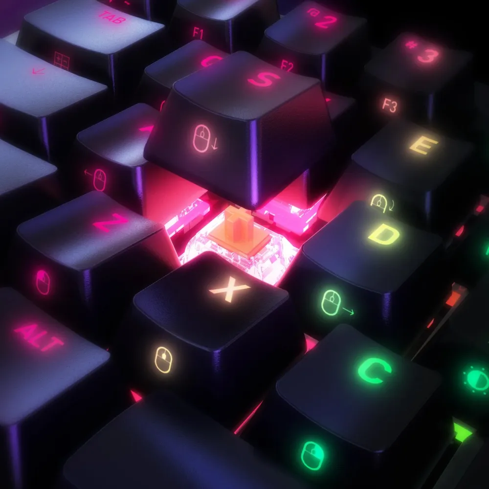 Xtrfy Tastatur|Gaming Tastatur|K5 Compact RGB Svart