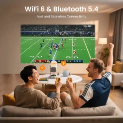 Yaber Tv Og Tilbehør|T1 Pro bærbar Full HD-projektor med innebygde strømmetjenester