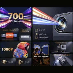 Yaber Tv Og Tilbehør|U12 Home Cinema Full HD-projektor