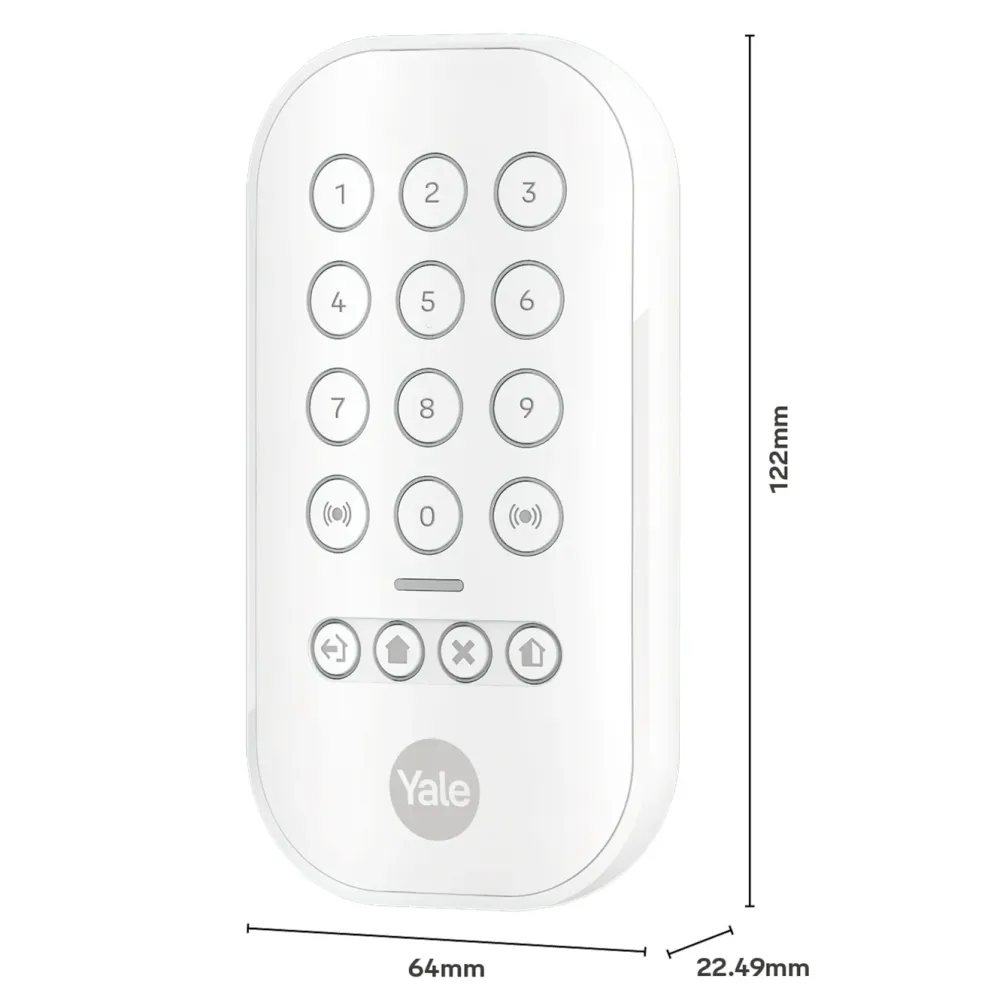 Yale Alarmsystemer|Smarte Alarmer|Alarmknappepanel
