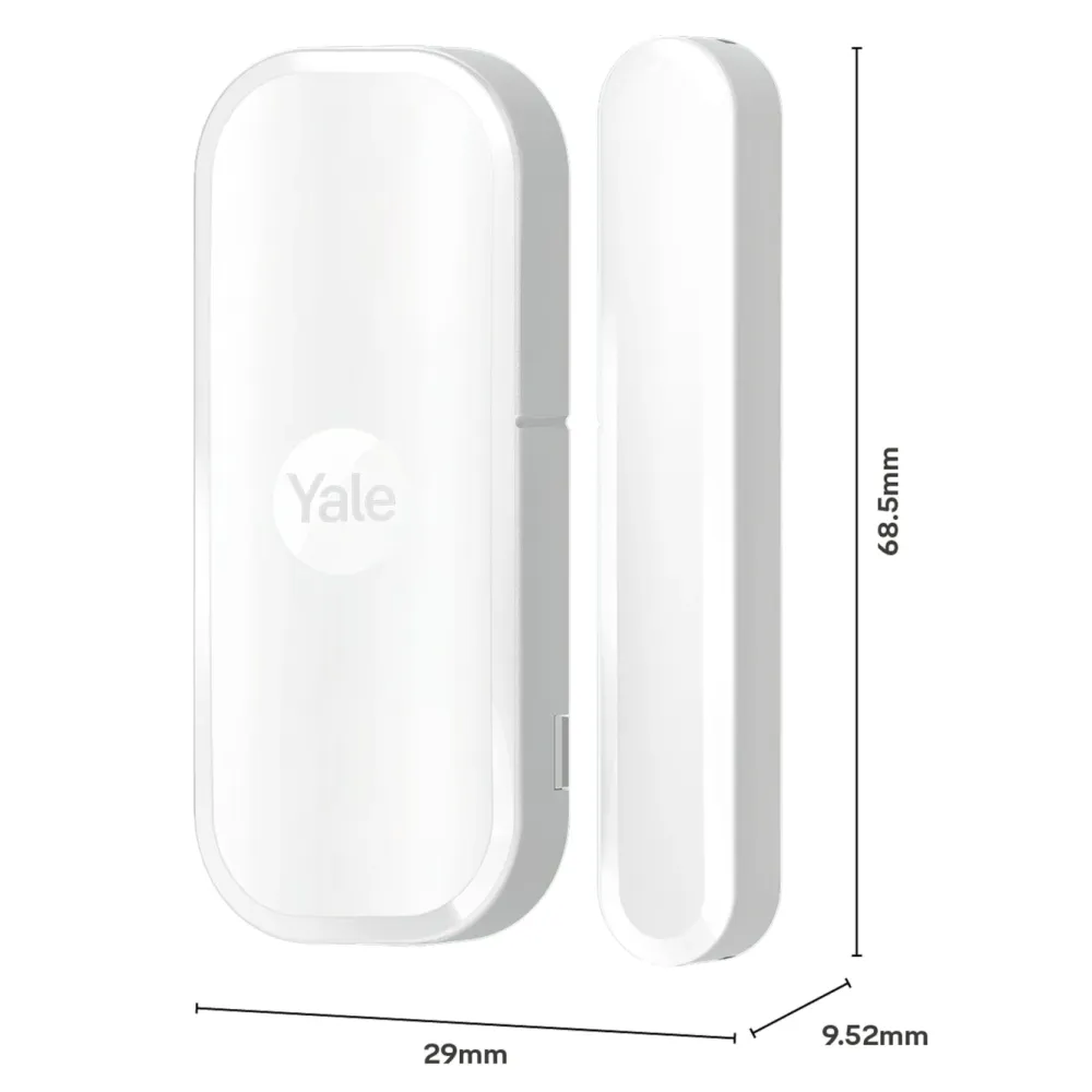 Yale Alarmsystemer|Smarte Sensorer|Magnetkontakt for innendørsbruk