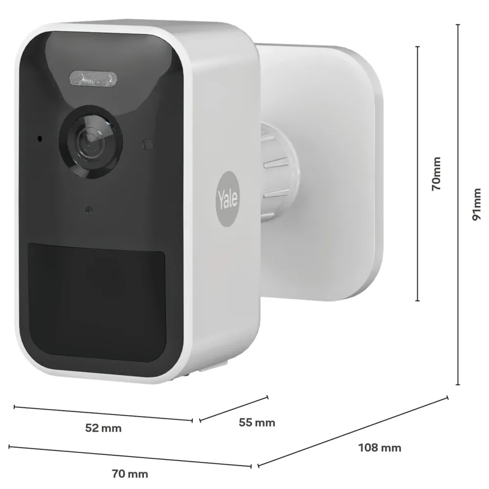 Yale Alarmsystemer|Skimmingsbeskyttelse|Smart Outdoor Camera