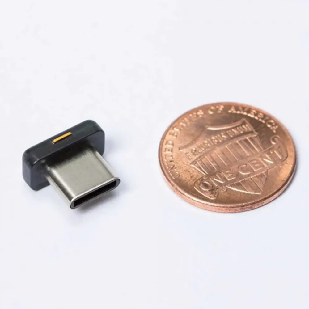 Yubico Datatilbehør|Yubikey 5C Nano Sikkerhetsnøkkel med USB-C